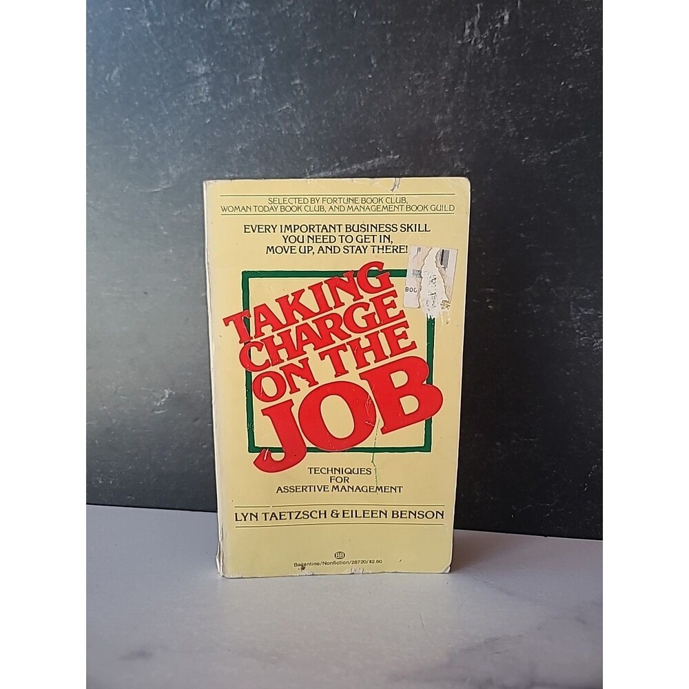 Taking Charge On The Job By Lyn Taetzsch & Eileen Benson Paperback
